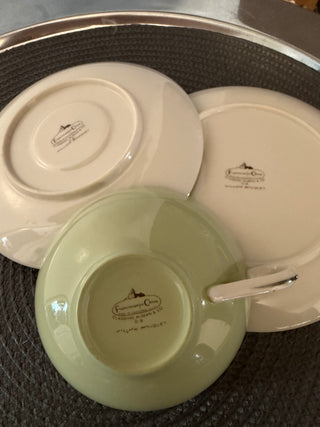 Vintage Teacup/Saucer/Dessert Place 4, 12 units