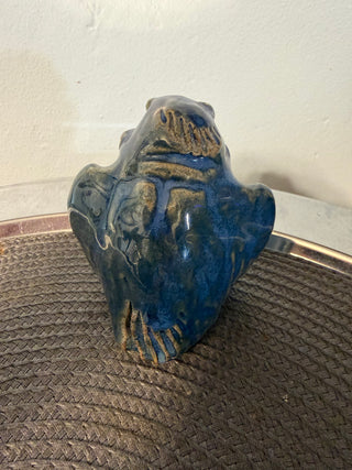 Bird abstract art, Folk. Blue Eagle