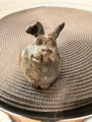 Rabbit abstract art, Folk. Brown Rabbit