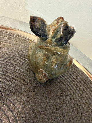 Rabbit abstract art, Folk. Brown Rabbit