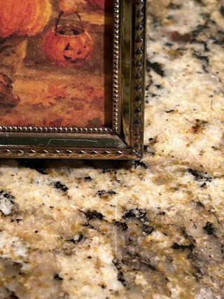 Vintage Gold Frame, 3.5”x4”, Trick or Treaters