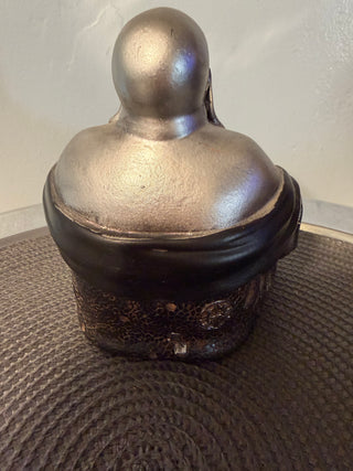 Buddha Ceramic Silver Laughing