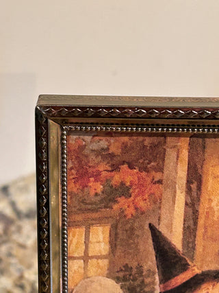 Vintage Gold Frame, 3.5”x4”, Trick or Treaters