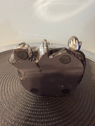 Buddha Ceramic Silver Laughing