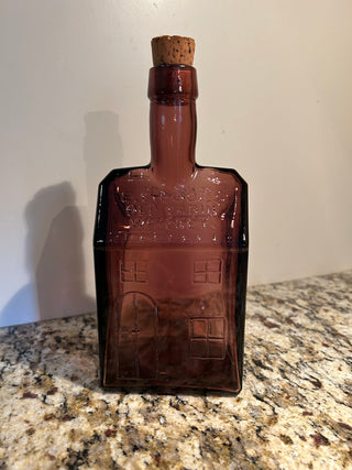 Vintage E.C. Booz’s Old Cabin Whiskey Decanter