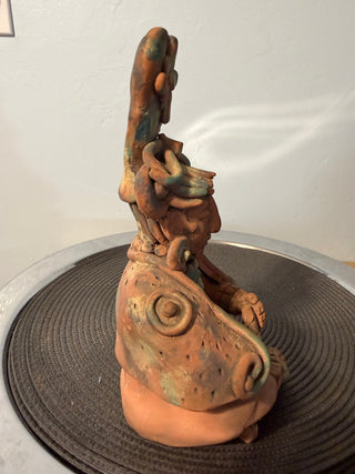 Mexico Aztec Sculpture Folk Art
