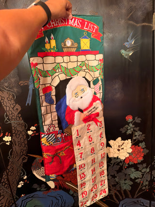 Pockets of Learning “My Christmas List” Fabric Advent Calendar – 23 Pieces