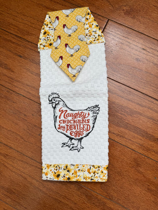 Naughty Chicken Kitchen Towel
