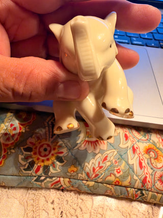 Lenox Elephant Porcelain 24K Gold Trim