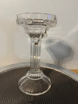 Candleholder Single; Crystal 10"