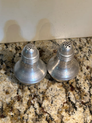 Vintage  Atomic-Style Salt and Pepper Shakers