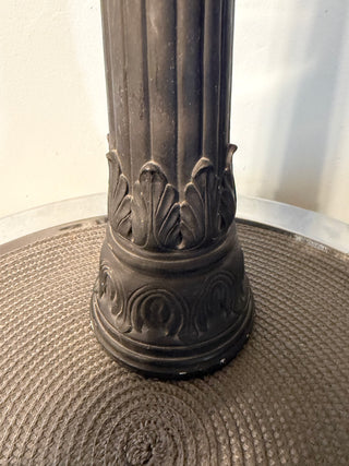 Candleholder Black Ceramic 14.5" Taper