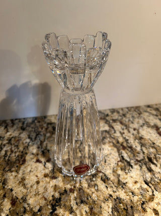 Gorham Crystal Reversible Vase/Candle Holder