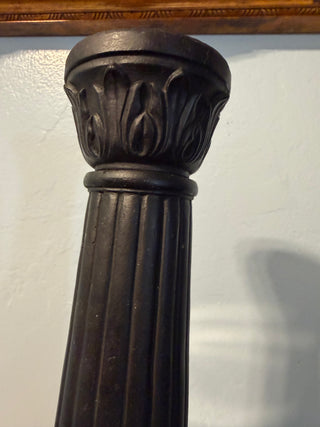 Candleholder Black Ceramic 14.5" Taper