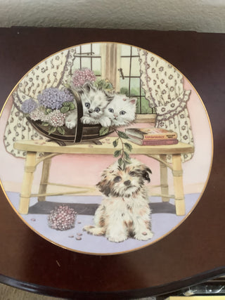 "Two against One" Collectors Plate
