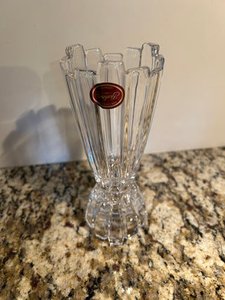 Gorham Crystal Reversible Vase/Candle Holder