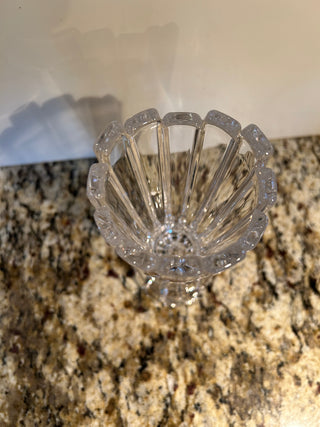 Gorham Crystal Reversible Vase/Candle Holder