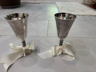 Silver Plated Goblets, made in Spain