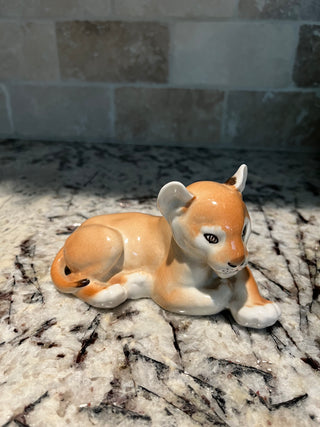 Vintage USSR Lomonosov Lion Cub Figurine