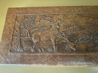 Vintage Sheffield Stag Carving Set, Made in England