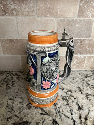 Vintage German Musical Beer Stein