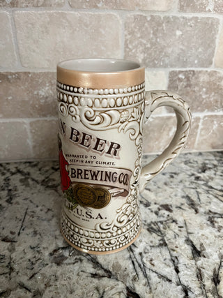 Vintage Stroh’s Brewing Beer Stein