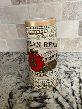 Vintage Stroh’s Brewing Beer Stein