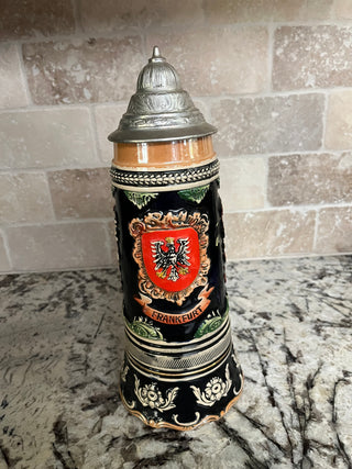 Vintage German Musical Beer Stein with Lid