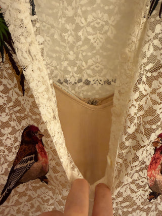 Stella McCartney Runway Lace/Embroidery Dress w/Silk Slip -- MTS