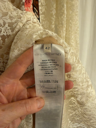 Stella McCartney Runway Lace/Embroidery Dress w/Silk Slip -- MTS