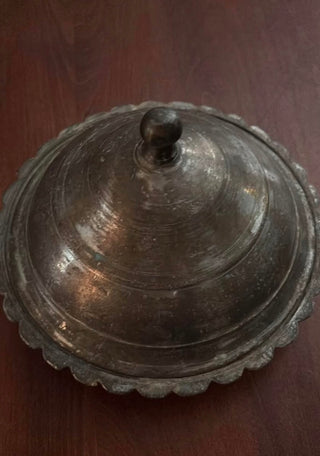 Antique Turkish Serving Dish with Lid
