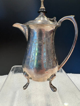 VICTORIAN SYRUP PITCHER PLATED