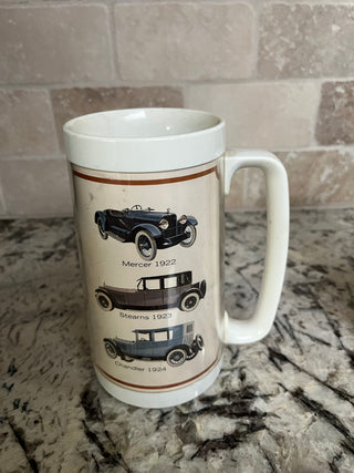 Vintage Cars Thermo Serv Beer Stein
