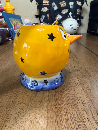 Blue Sky Clay Works Heather Goldminc Halloween Witch & Moon Coffee Mug