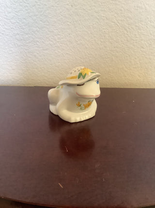 Vtg 1980 Avon Ceramic Frog