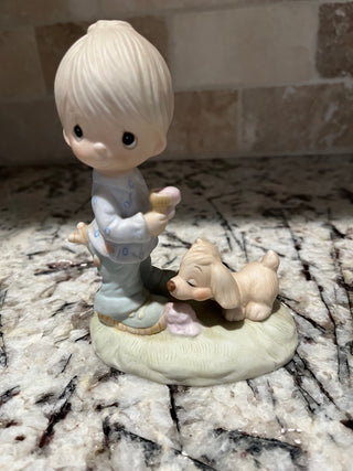 Vintage Precious Moments  “Praise the Lord Anyhow”