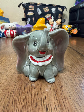 Dumbo Walt Disney Porcelain Ceramic Statue Vtg Collectible Japan 3.5" Yellow Hat
