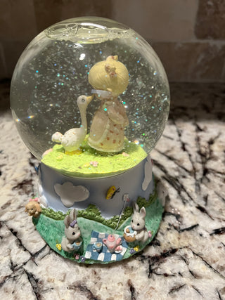 Vintage Precious Moments Musical Joyful Noise Snow Globe