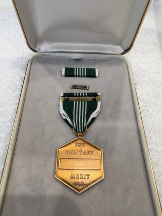 ARMY COMMENDATION MEDAL BOX SET MERIT