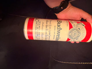 Vintage Budweiser Can phone Beer advertising 80's landline box and phone