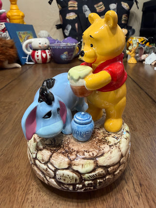 Schmid Winnie The Pooh & Eeyore Porcelain Music Figurines (1978-1985)