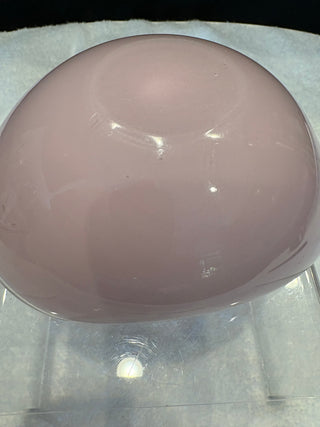MURANO CASED PINK AND WHITE BUBBLED HANDMADE BOWL
