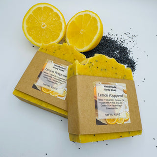 Tallow Soap - Lemon Poppyseed - FPO