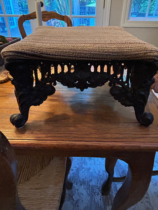 Vintage Cast Iron Footstool