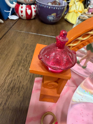 Disney Tinkerbell Snow Globe The Pink Vanity Plays You Can Fly 2002