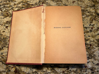 Antique Book: c 1915 Burning Daylight by Jack London
