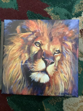 "Elephant at Sunset" Canvas