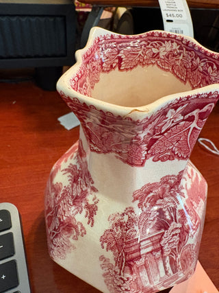 MASONS PITCHER ENGLAND  VISTAPATTERN AI. 1890S