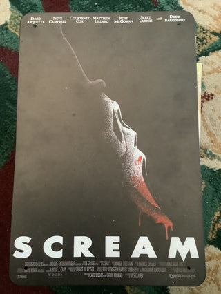 Vtg. "Scream" Sign
