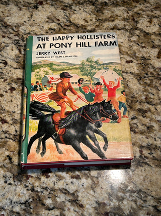 Vintage Book: The Happy Hollisters at Pony Hill Farm by Jerry West